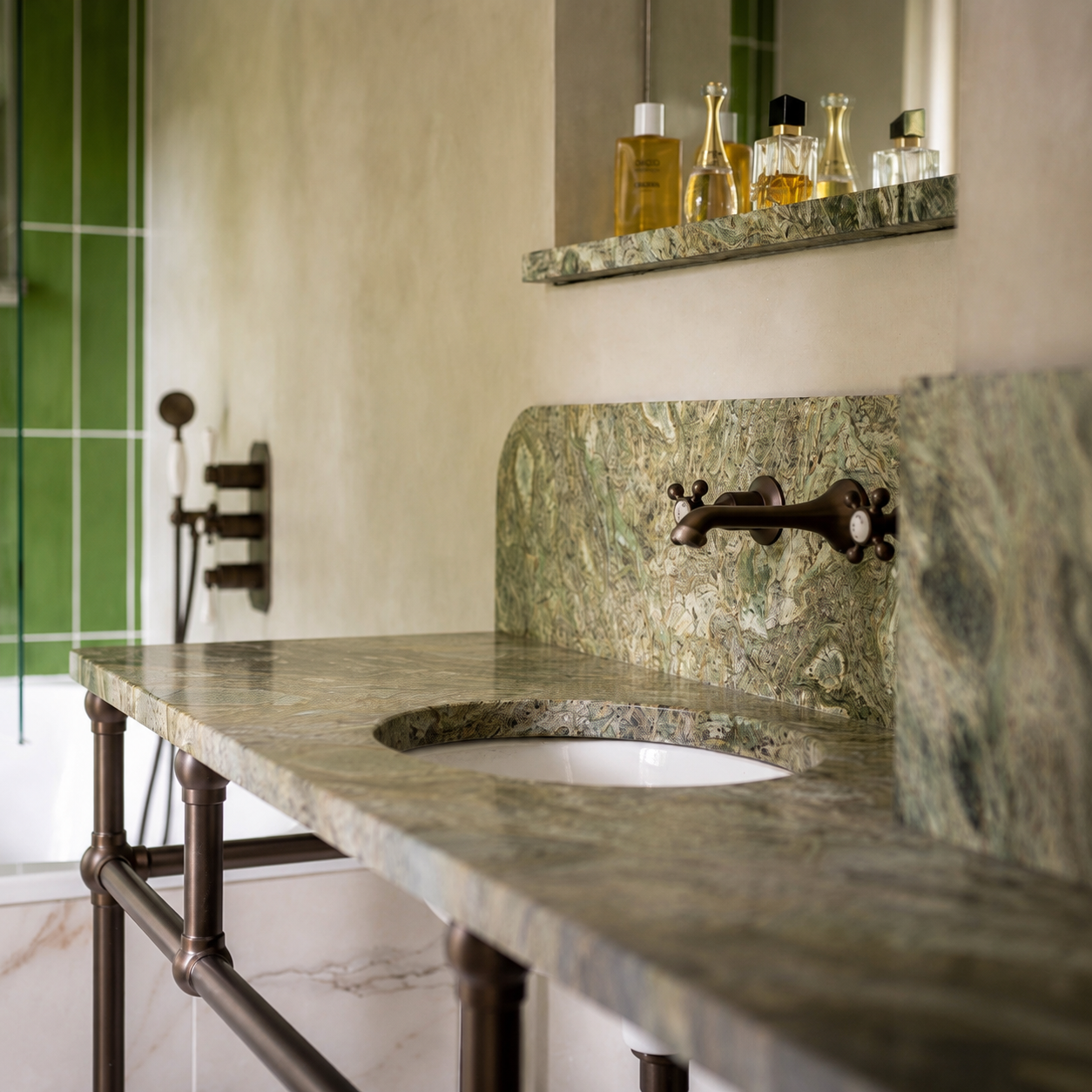 Design Inspiration: A Luxury Bathroom Designed Around City Bronze - Rutland London (USA)