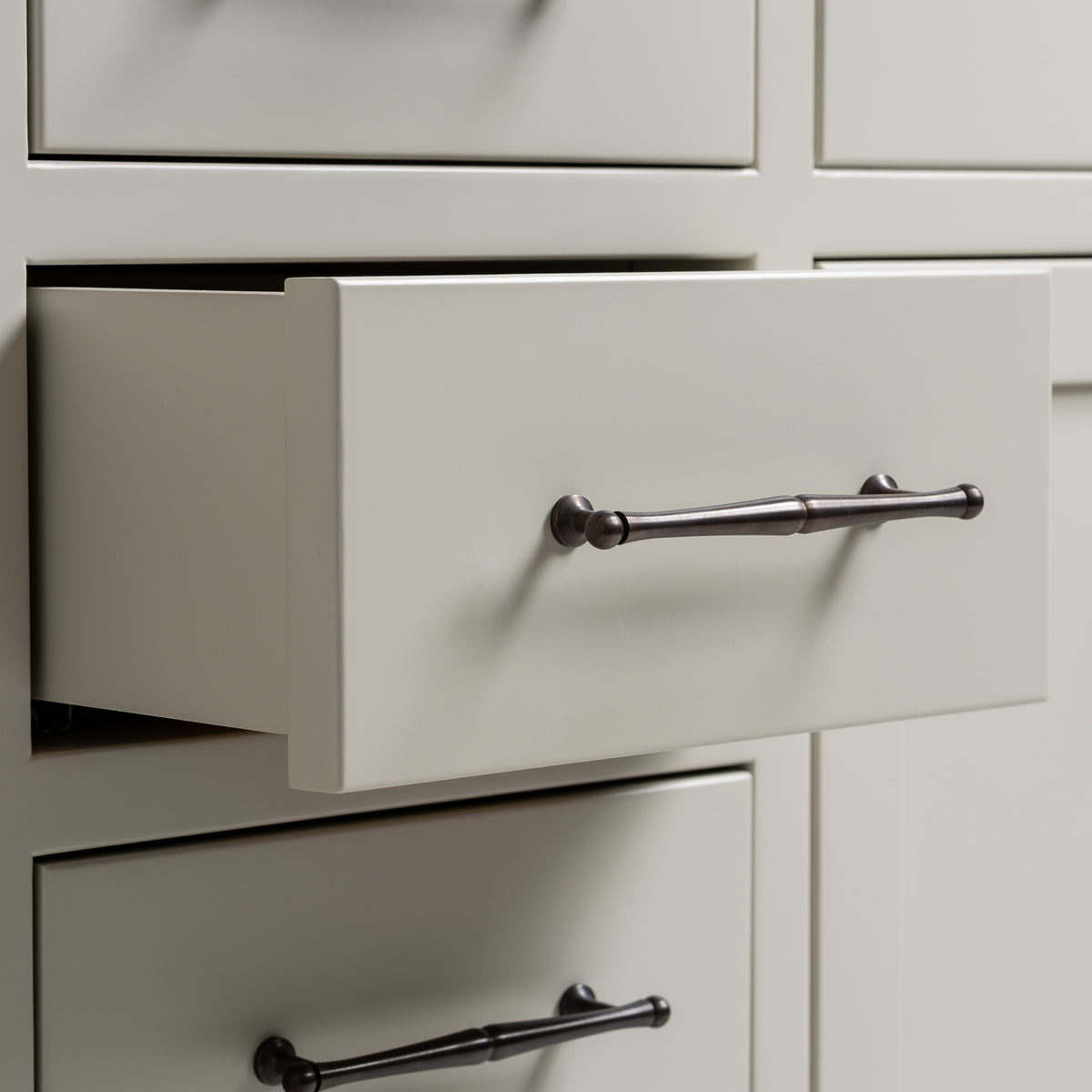 Blenheim Painted Bathroom Vanity (Inc. Marble Top, Upstand & 2no Sinks) - Rutland London (USA)