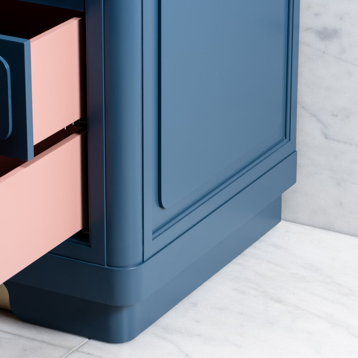 Providence Painted Bathroom Vanity (Inc. Marble Top, Upstand & Sink) - Rutland London