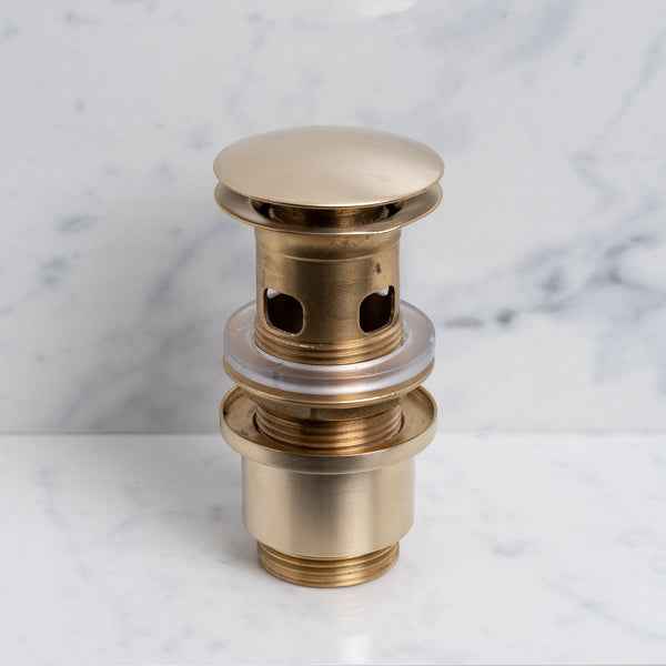 Albion Slotted Click Clack Bathroom Sink Drain - Rutland London (USA)