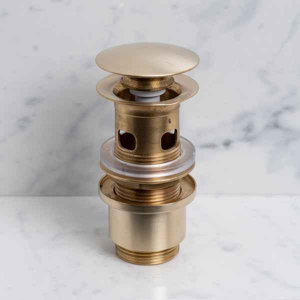 Albion Slotted Click Clack Bathroom Sink Drain - Rutland London (USA)