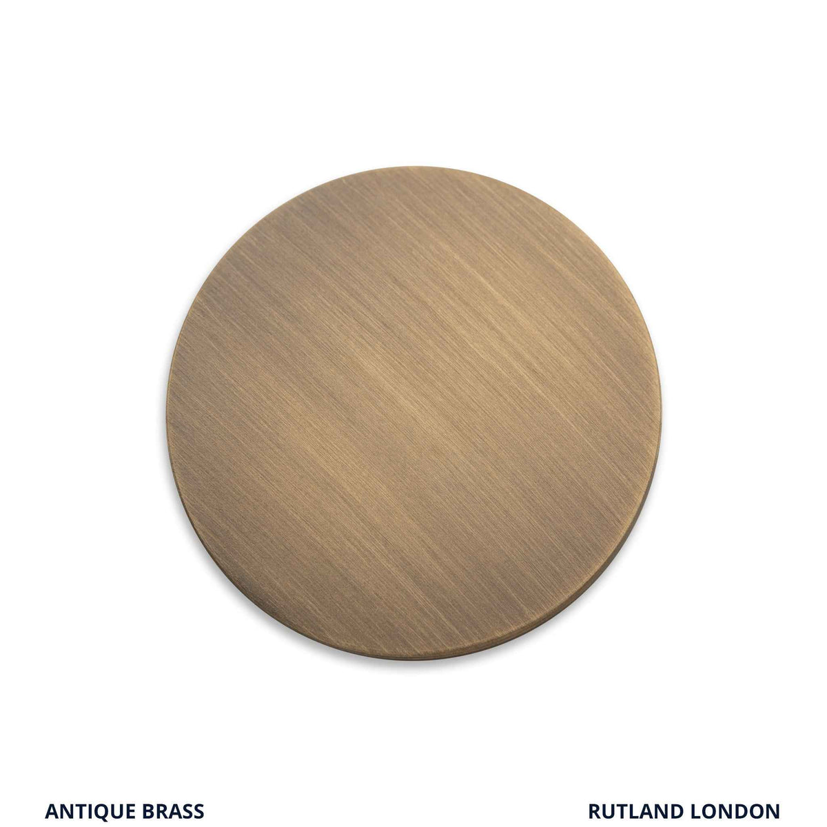 Antique Brass finish swatch - Rutland London (USA)