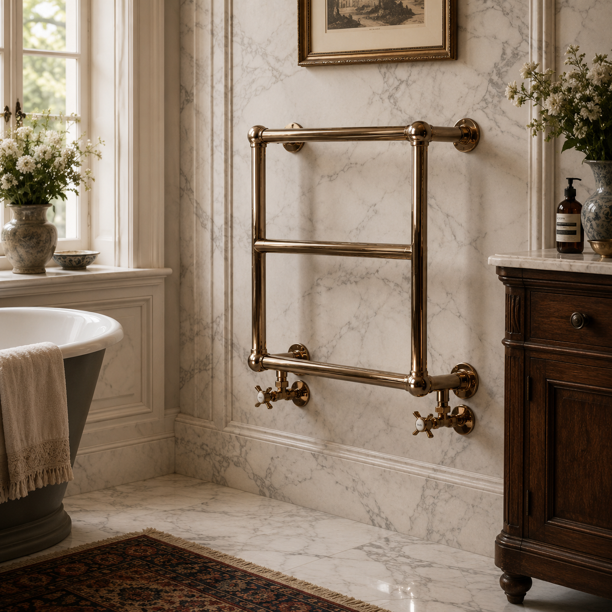 Arlington Heated Towel Warmer - Rutland London (USA)