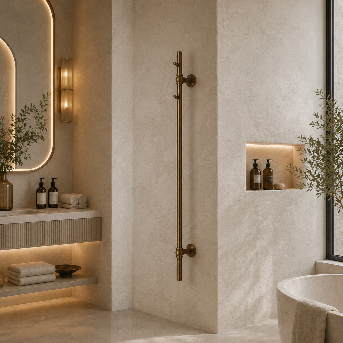 Aubyn Concealed Hot Tree Heated Towel Warmer - Rutland London (USA)
