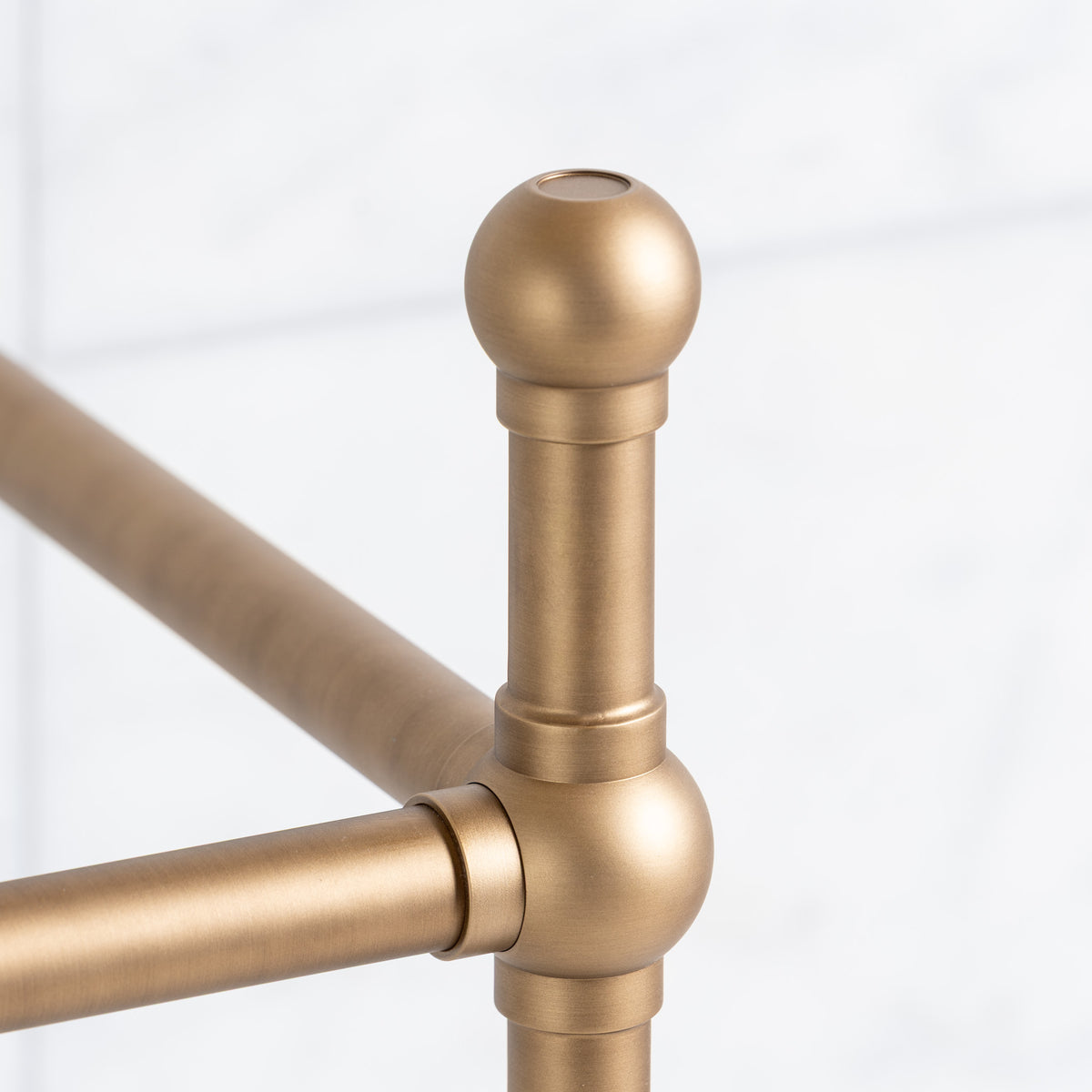 Bloomsbury Double Brass Console Sink Legs (Legs Only - No Top, Upstand or Sinks) - Rutland London (USA)