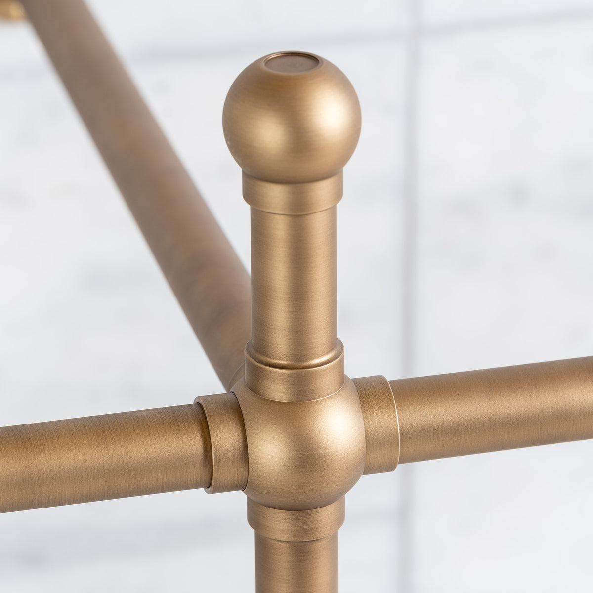 Bloomsbury Double Brass Console Sink Legs (Legs Only - No Top, Upstand or Sinks) - Rutland London (USA)