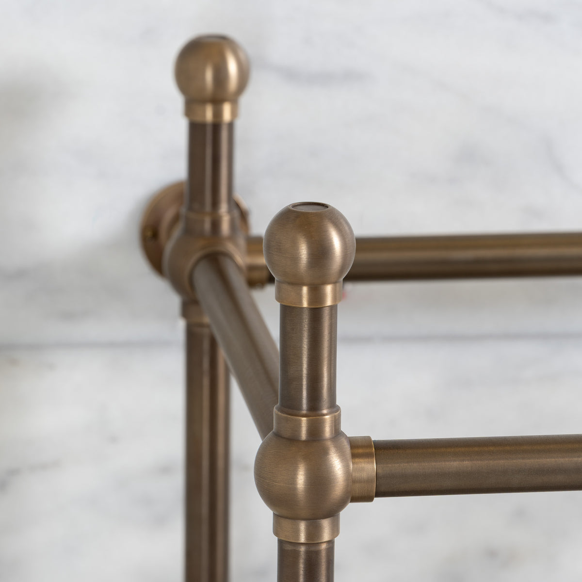 Westminster Double Brass Console Sink Legs (Legs Only - No Top, Upstand or Sinks) - Rutland London (USA)