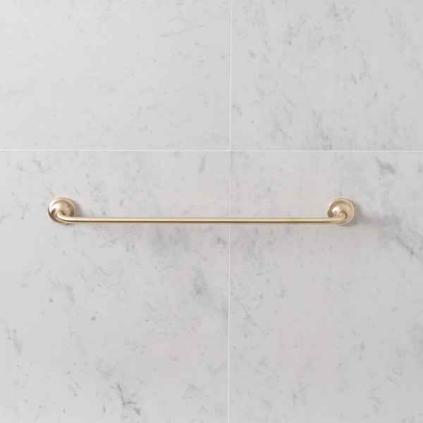 Chatsworth Single Bathroom Towel Bar (17.71") - Rutland London (USA)