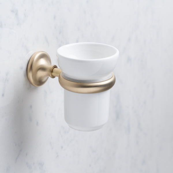 Chatsworth Wall Mounted Bathroom Tumbler Toothbrush Holder - Rutland London (USA)