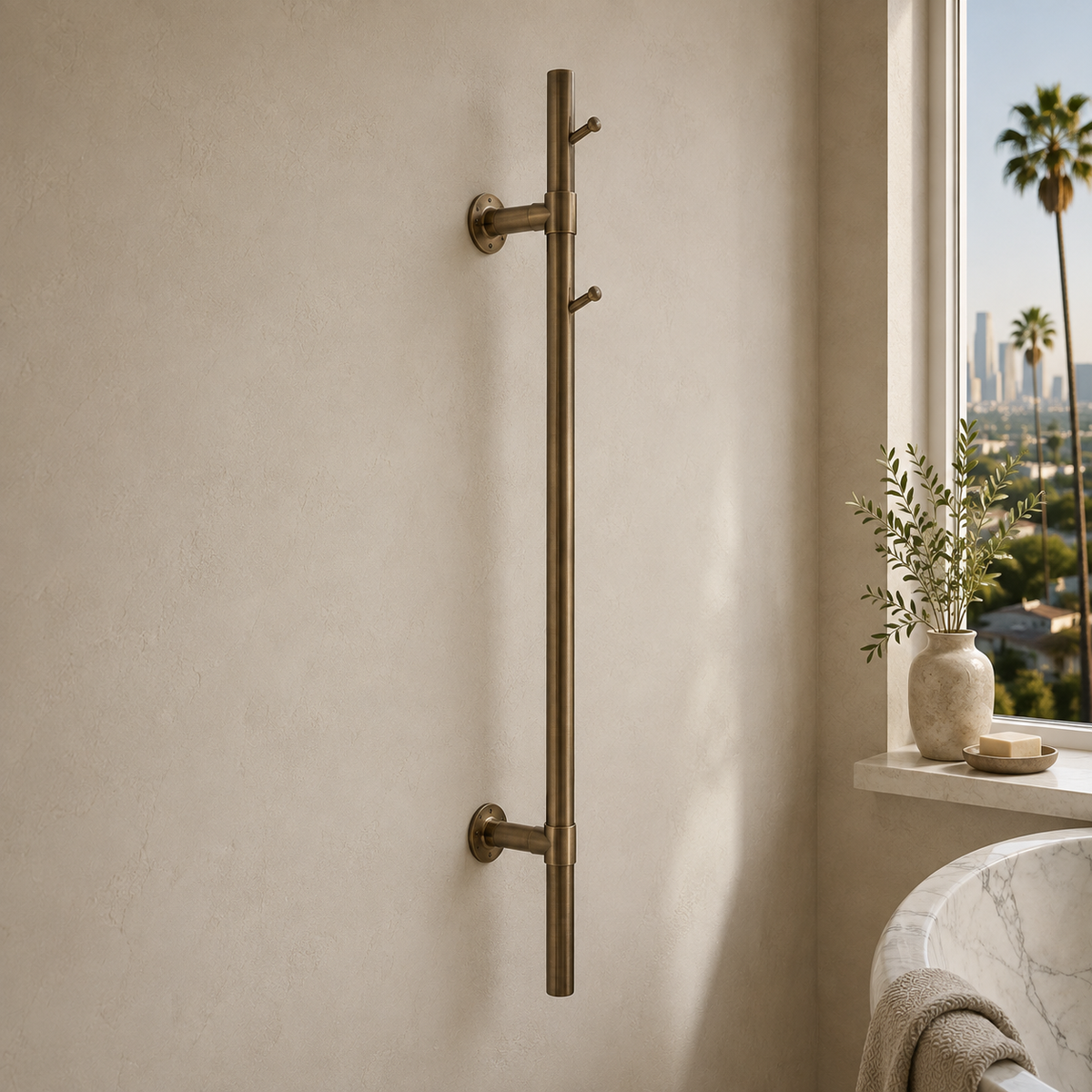 Edwardes Concealed Hot Tree Heated Towel Warmer - Rutland London (USA)