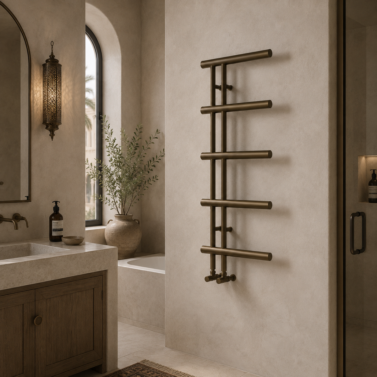 Finsbury Heated Towel Warmer - Rutland London (USA)