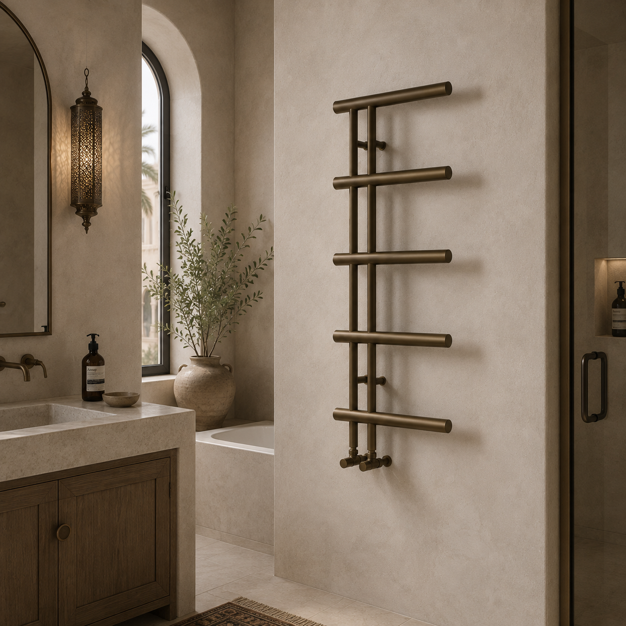 Finsbury Heated Towel Warmer - Rutland London (USA)