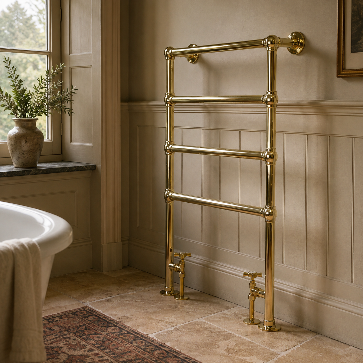 Hoxton Heated Towel Warmer - Rutland London (USA)