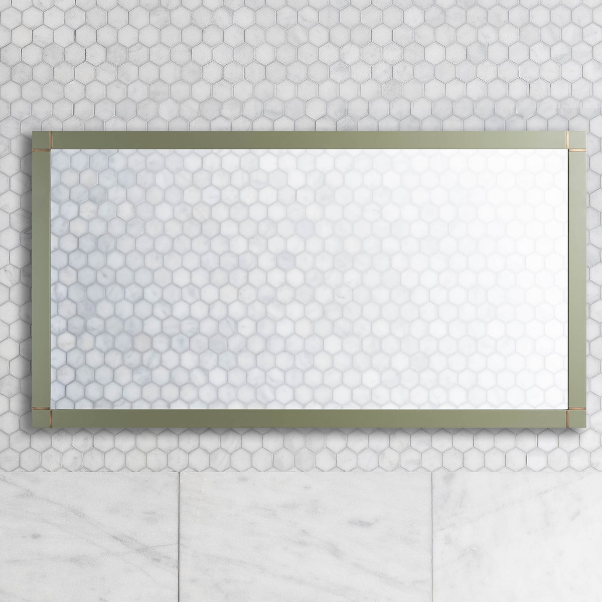 Rugby Painted Bathroom Mirror - Rutland London (USA)