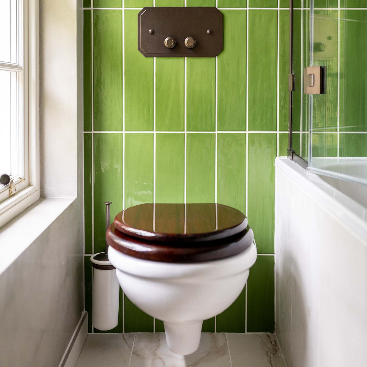 Munster White Wall Mounted Toilet Bowl (Seat Sold Separately) - Rutland London (USA)