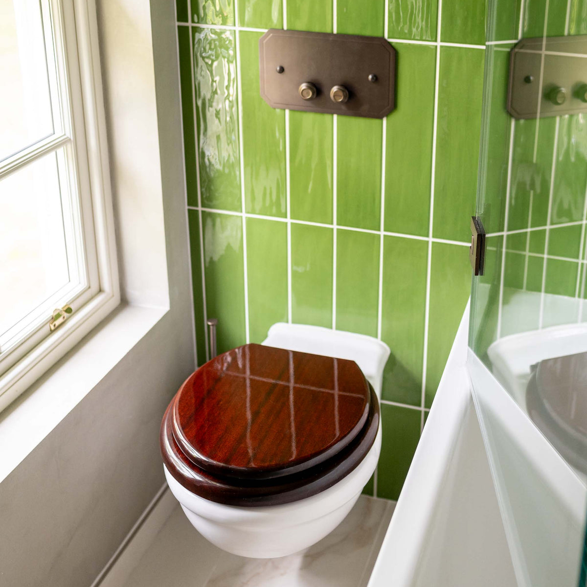 Munster White Wall Mounted Toilet Bowl (Seat Sold Separately) - Rutland London (USA)