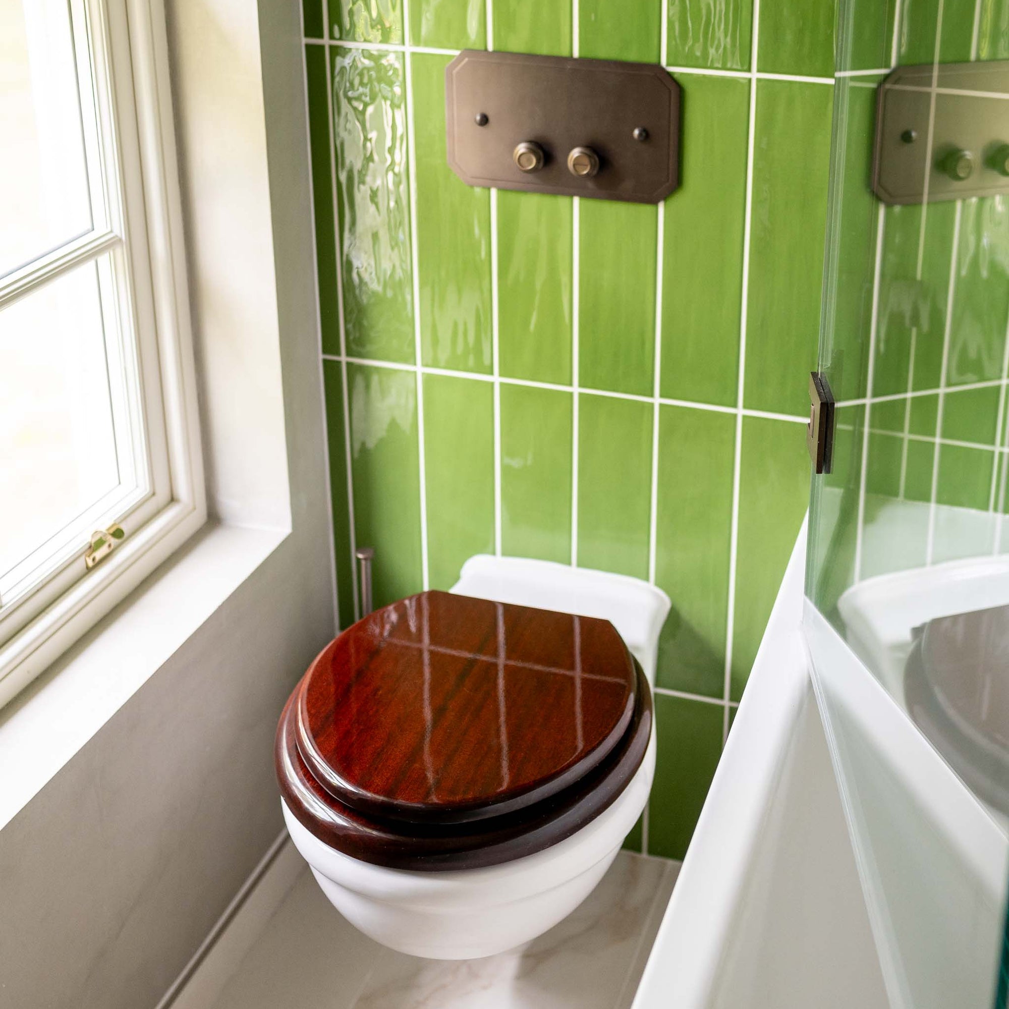 Munster White Wall Mounted Toilet Bowl (Seat Sold Separately) - Rutland London (USA)