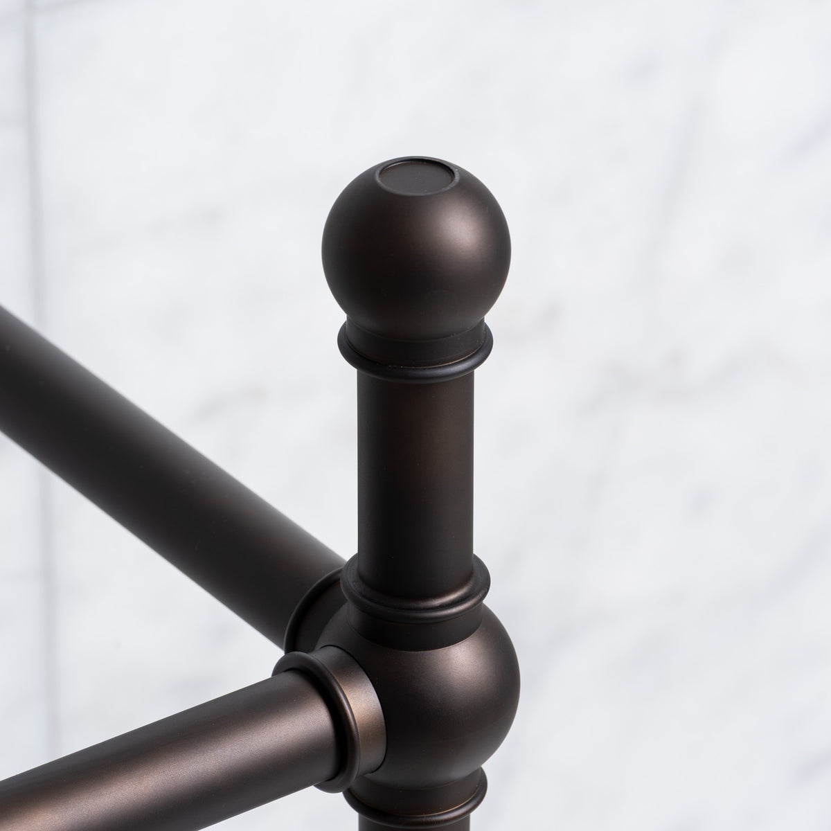 Reliance Double Brass Console Sink Legs (Legs Only - No Top, Upstand or Sinks) - Rutland London (USA)