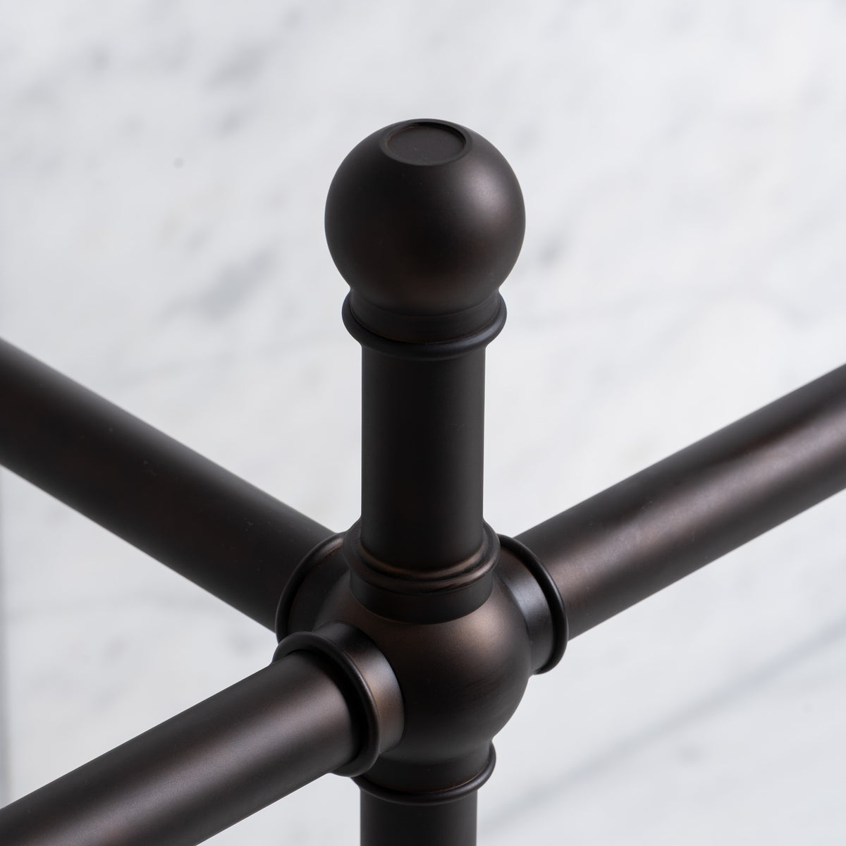 Reliance Double Brass Console Sink Legs (Legs Only - No Top, Upstand or Sinks) - Rutland London (USA)