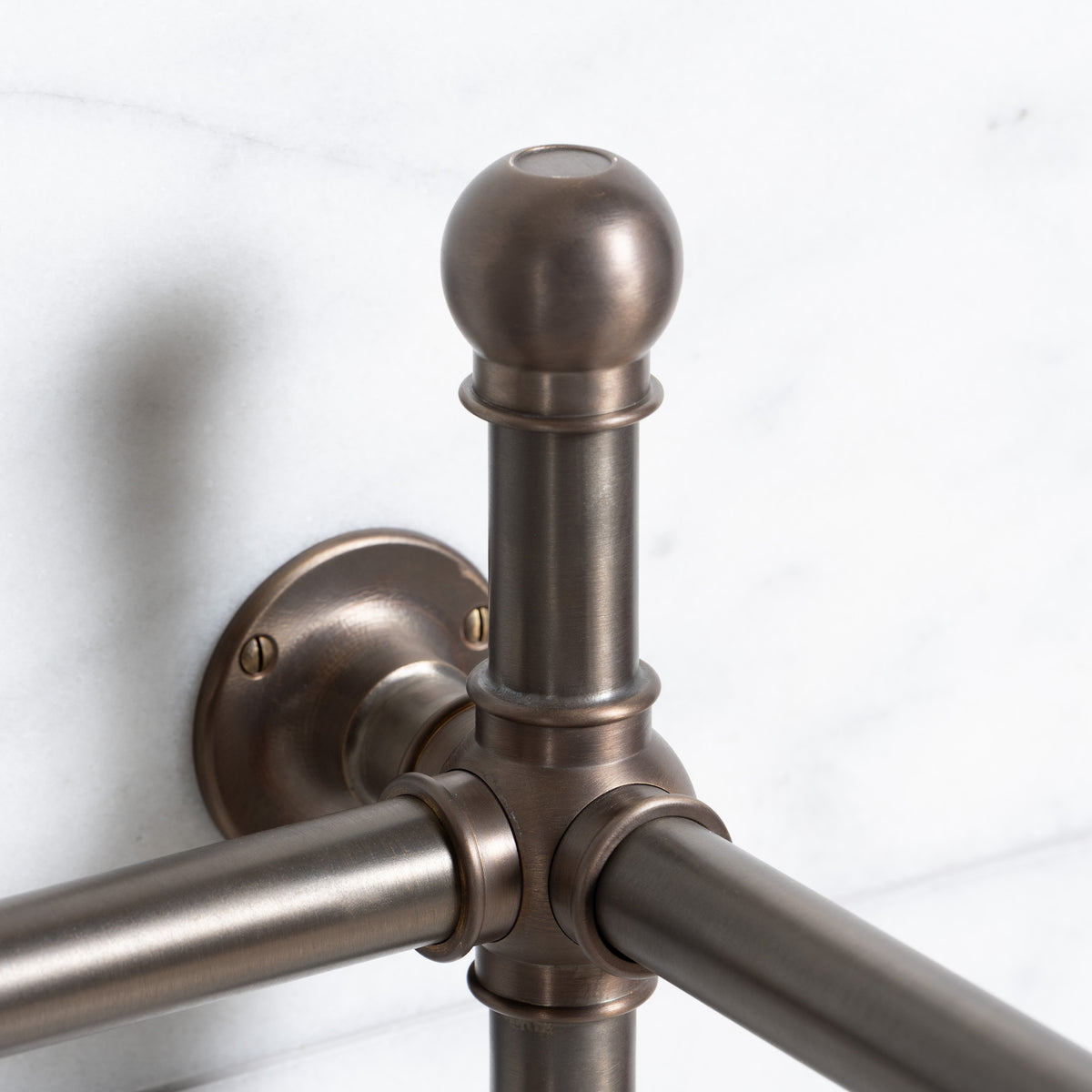 Lloyd Double Brass Console Sink Legs (Legs Only - No Top, Upstand or Sinks) - Rutland London (USA)