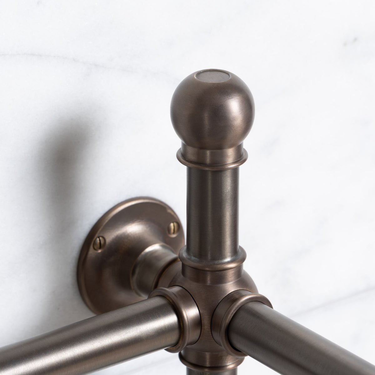 Lloyd Double Brass Console Sink Legs (Legs Only - No Top, Upstand or Sinks) - Rutland London (USA)
