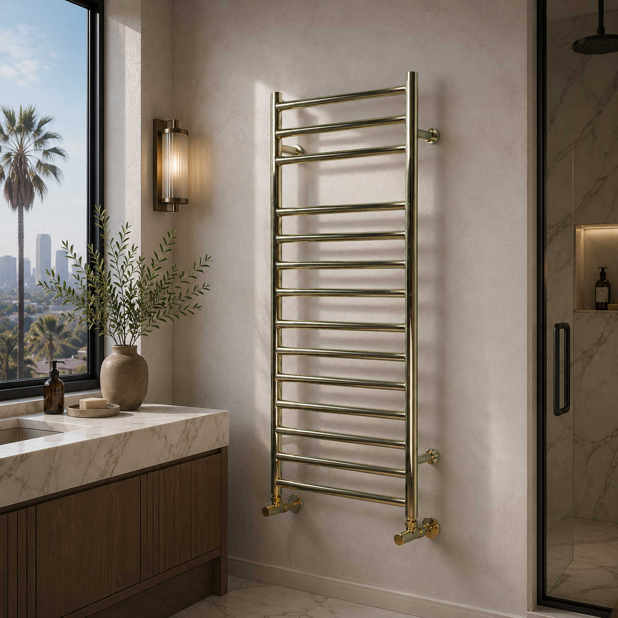 Redcliffe Heated Towel Warmer - Rutland London (USA)