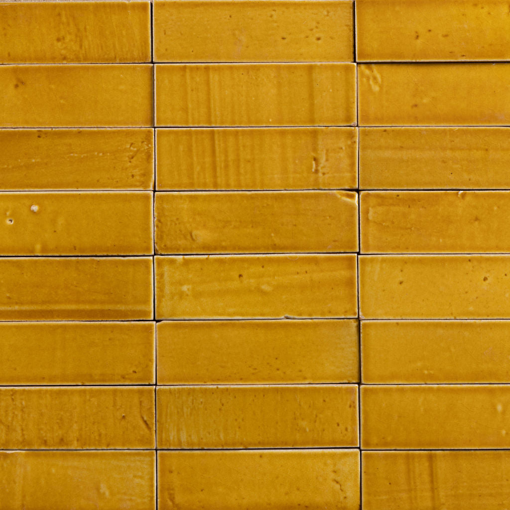 Archer Yellow Zellige Style Handmade Artisan Wall & Floor Tiles - Rutland London (USA)