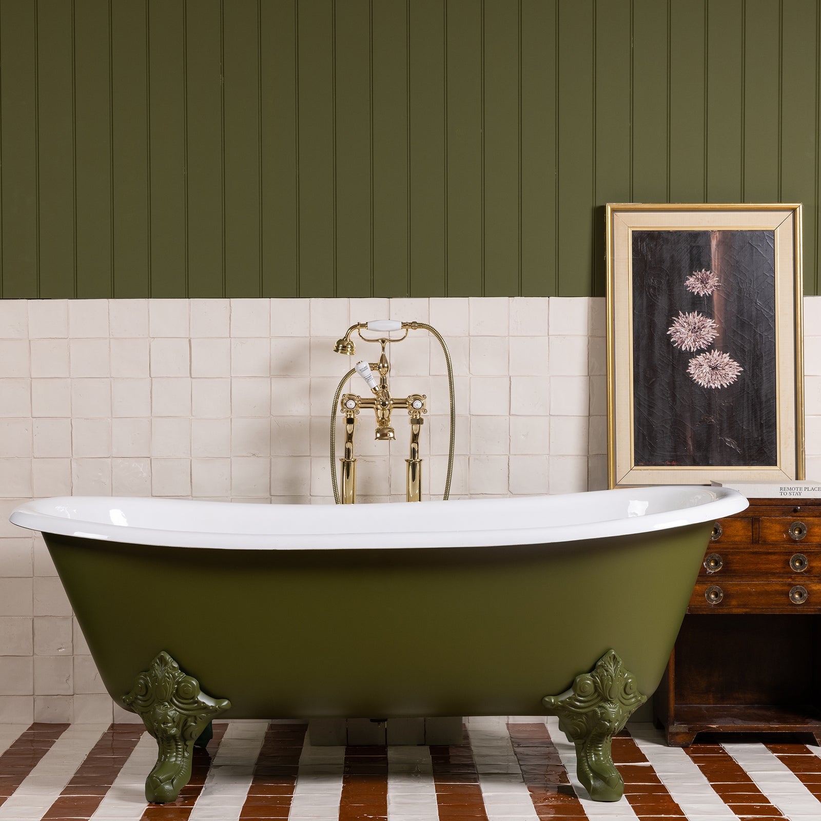 Dolphin Freestanding Cast Iron Bathtub - Rutland London (USA)