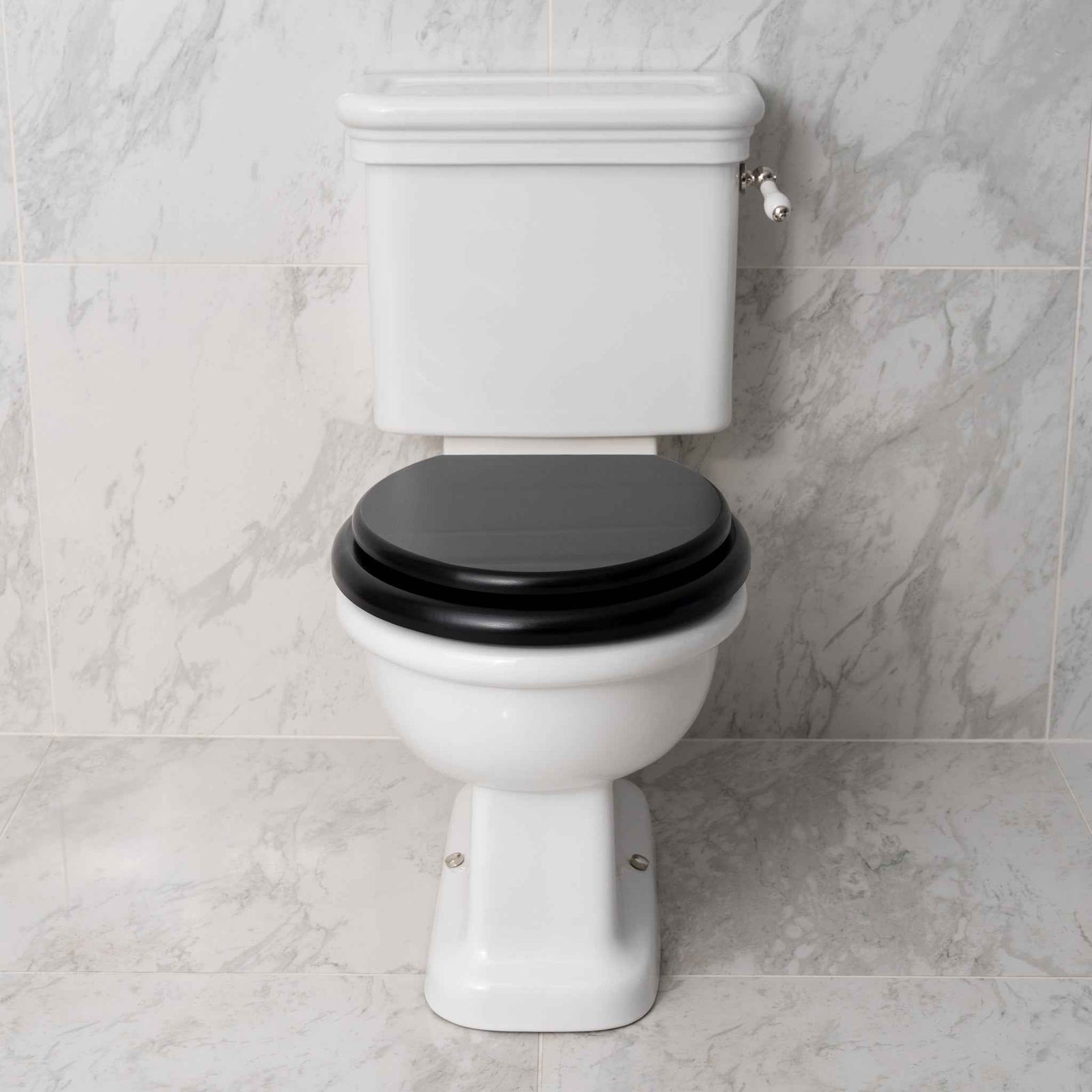 Chelsea Metropolitan Black Classic Toilet Seat - Custom / Made To Measure - Rutland London (USA)