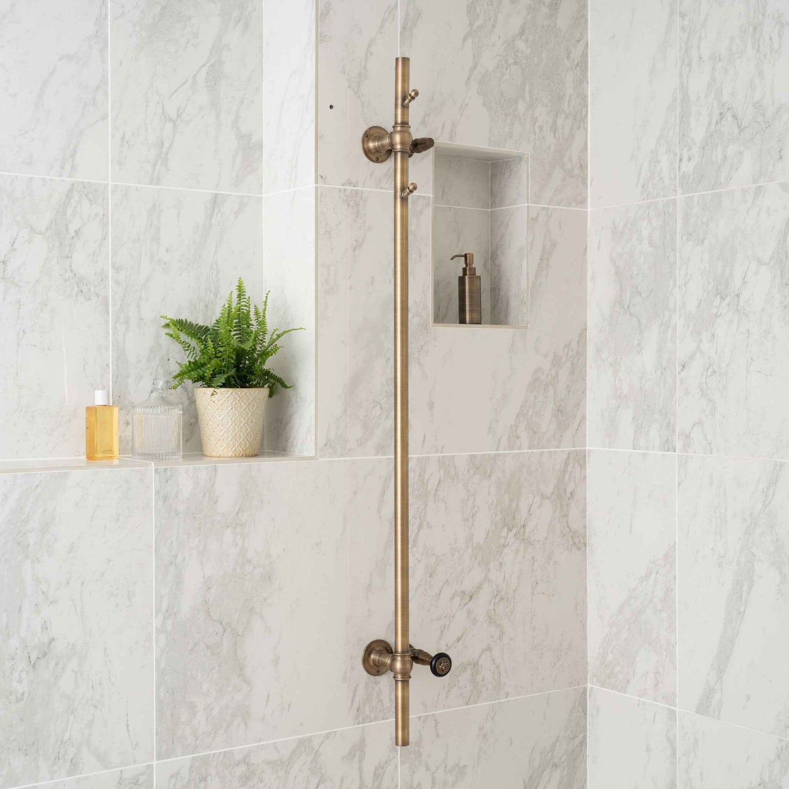 Aubyn Exposed Hot Tree Heated Towel Warmer - Rutland London (USA)