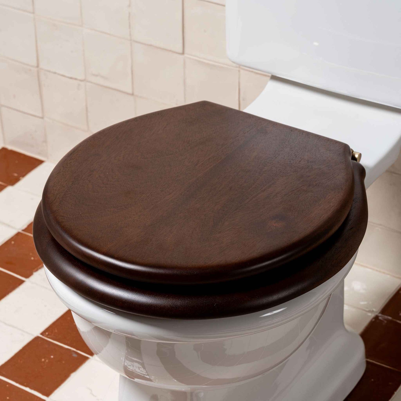 Chelsea Mahogany (Matt) Classic Toilet Seat - Custom / Made To Measure - Rutland London (USA)