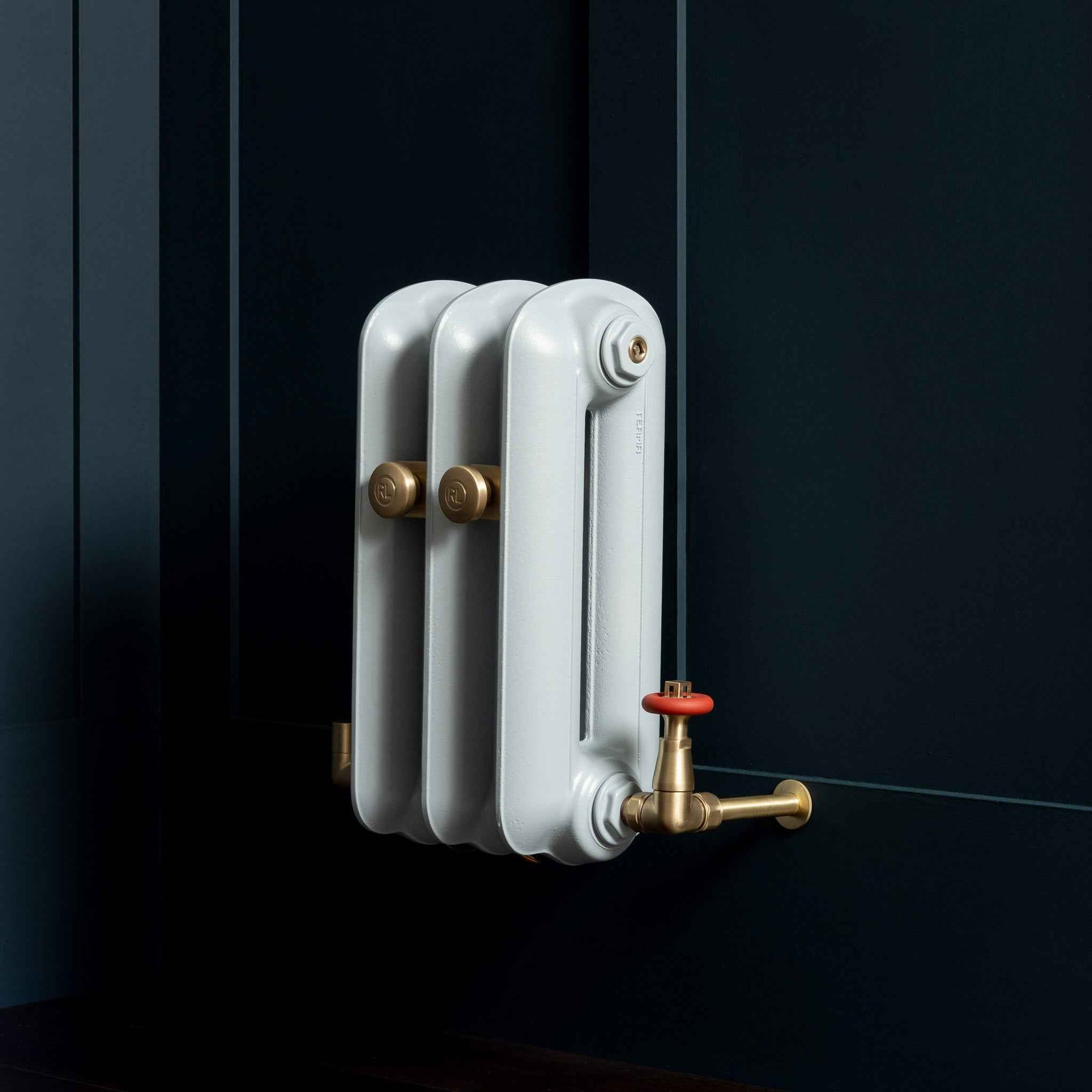 Highgrove Colored Handwheel Corner Thermostatic Radiator Valves - Rutland London (USA)