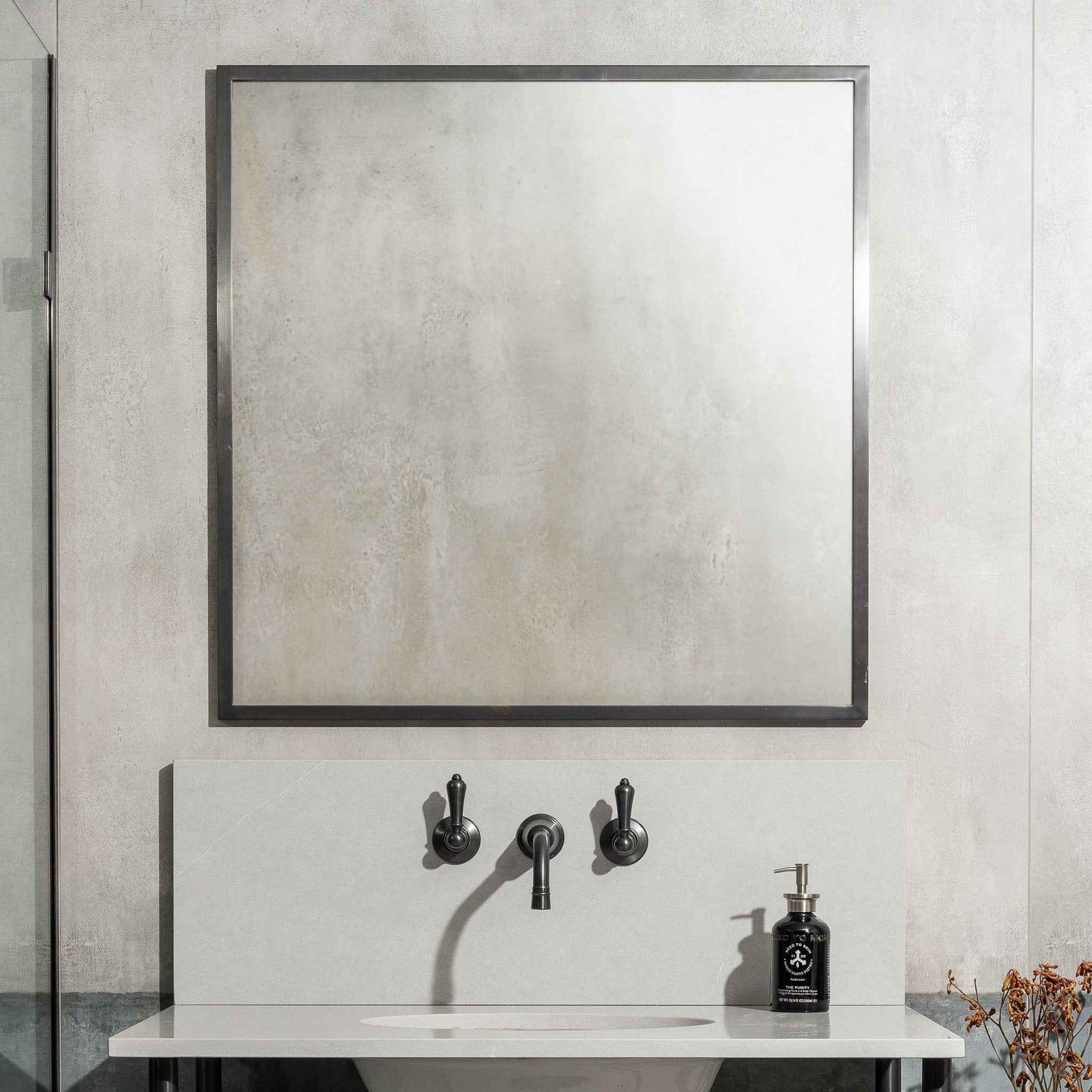 Cambridge Brass Framed Bathroom Mirror - Rutland London (USA)