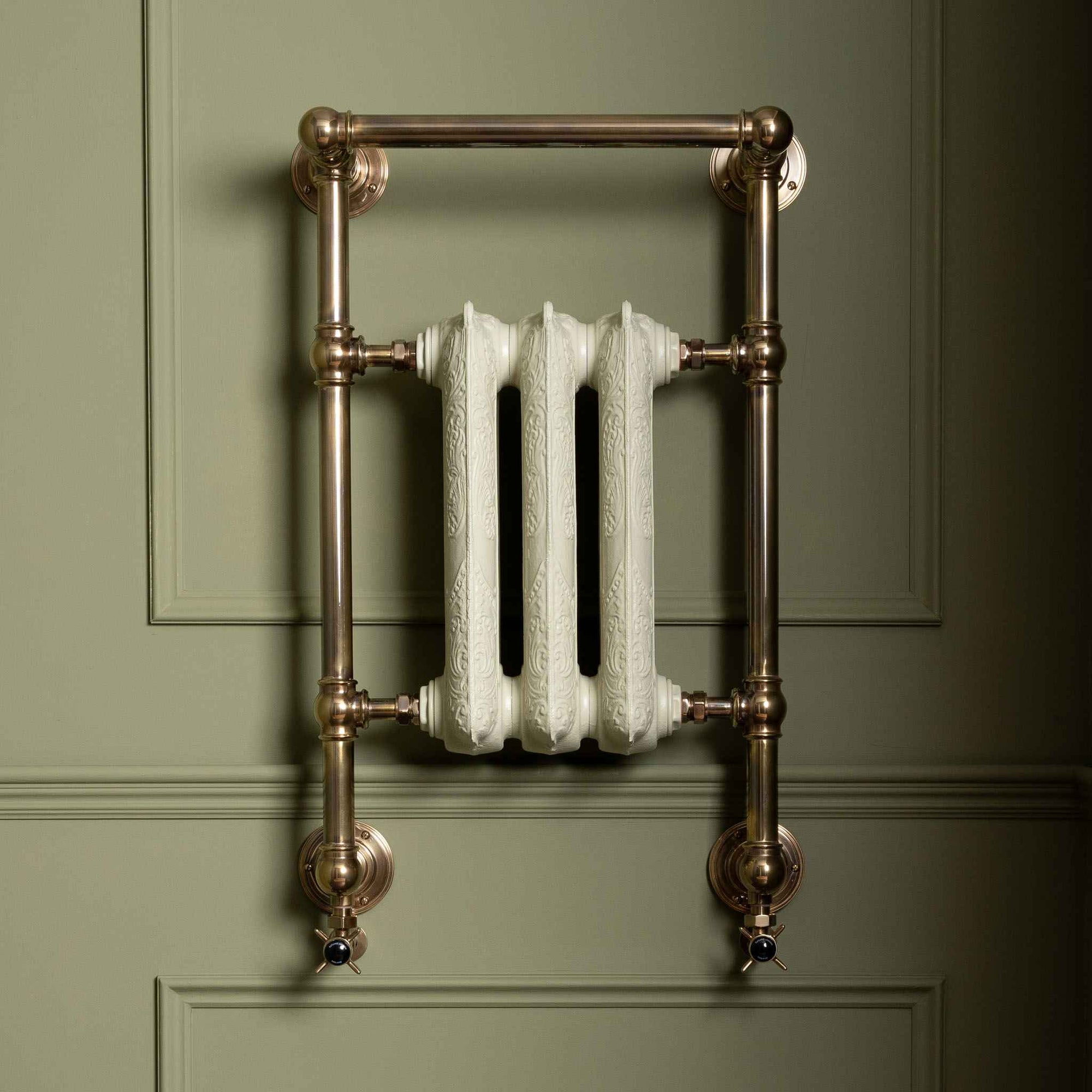 Rosebery Heated Towel Warmer (Inc. Cast Iron Insert) - Rutland London (USA)