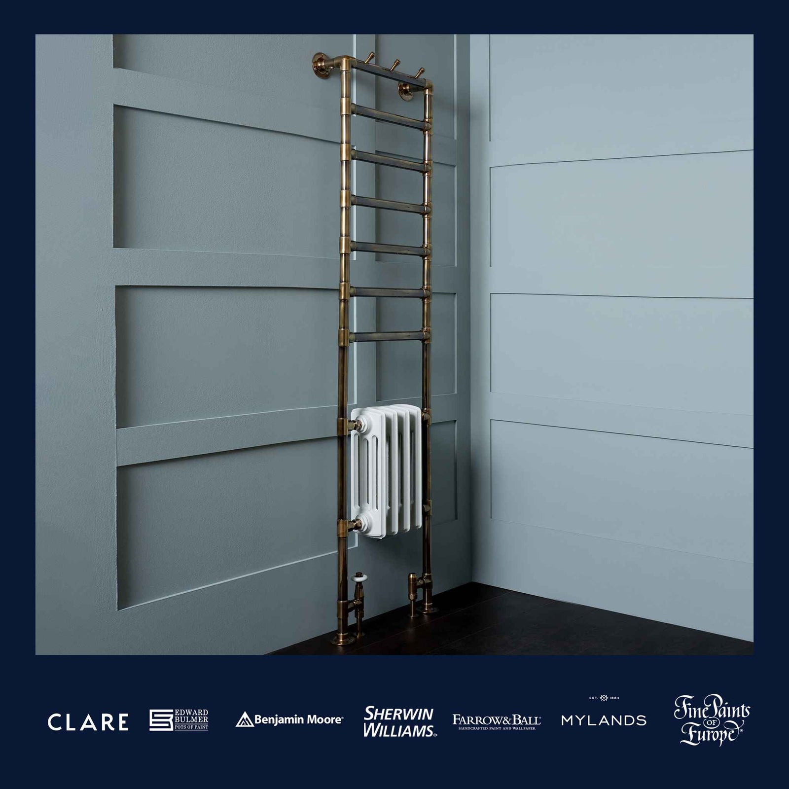 Carlyle Heated Utility Laundry Rack (Inc. Cast Iron Radiator) - Rutland London (USA)