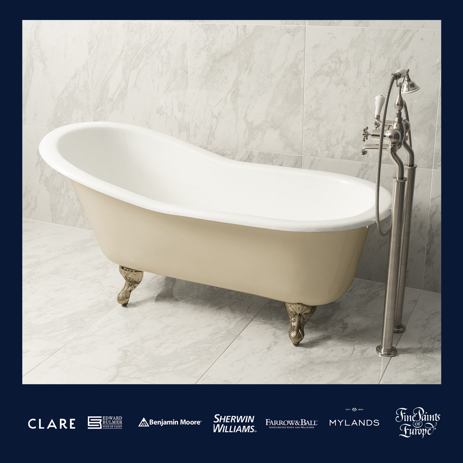Waterhouse Freestanding Cast Iron Bathtub - Rutland London (USA)