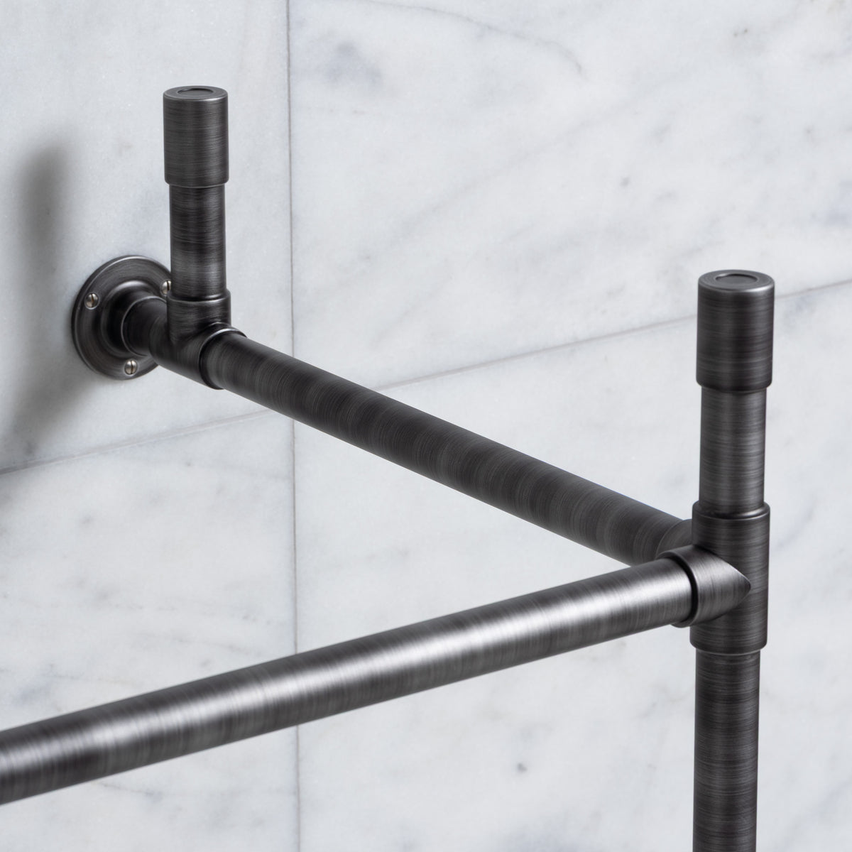 Thornhill Double Brass Console Sink Legs (Legs Only - No Top, Upstand or Sinks) - Rutland London (USA)