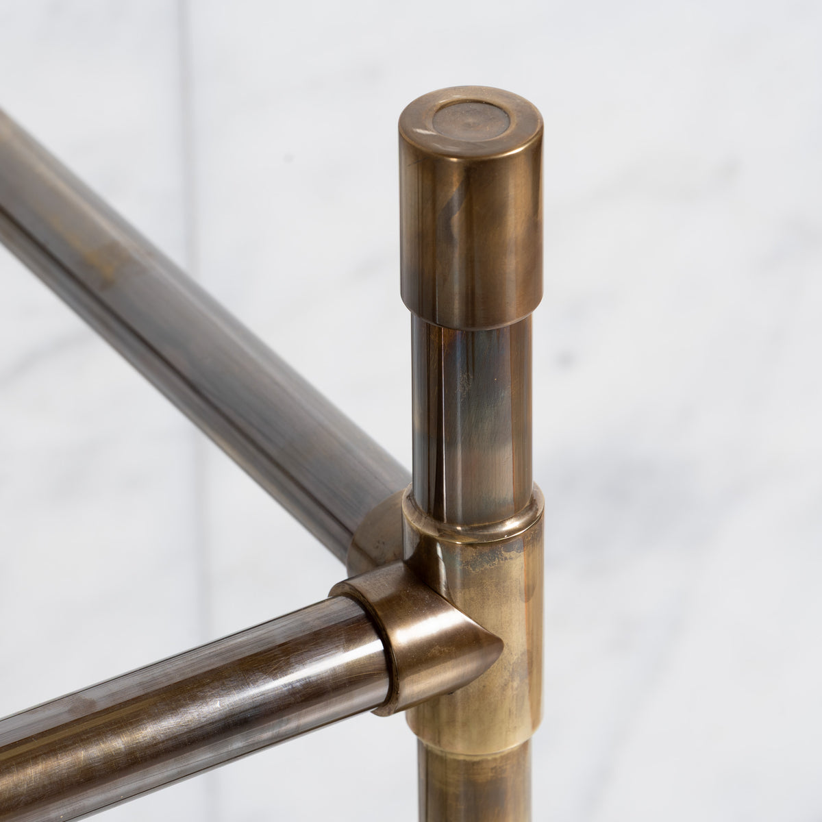 Camden Double Brass Console Sink Legs (Legs Only - No Top, Upstand or Sinks) - Rutland London (USA)