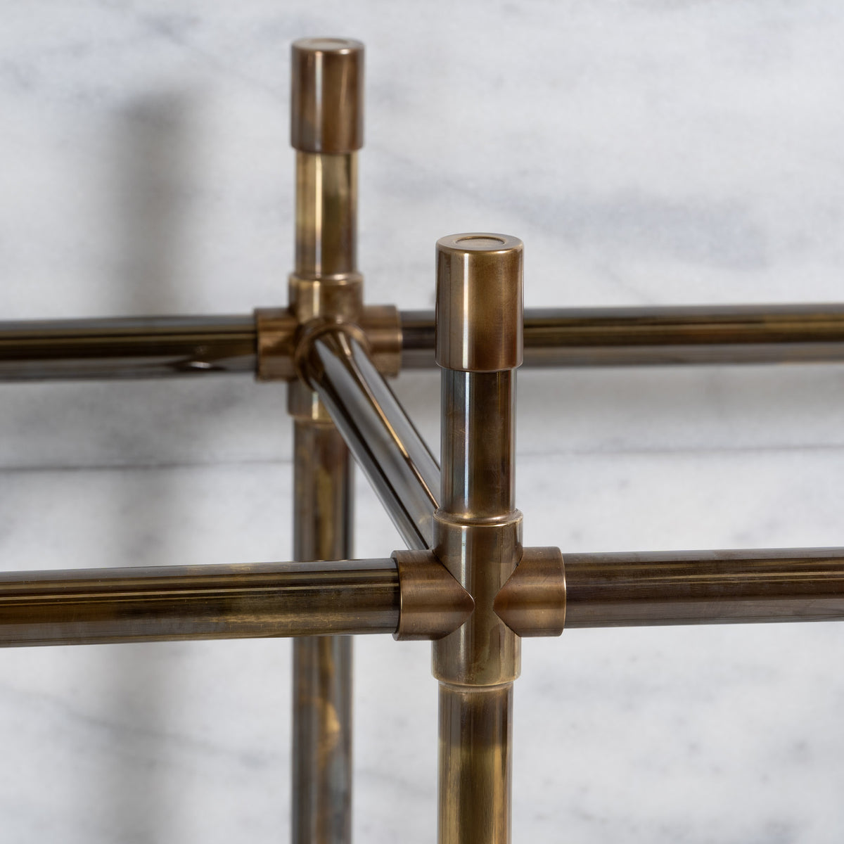 Camden Double Brass Console Sink Legs (Legs Only - No Top, Upstand or Sinks) - Rutland London (USA)