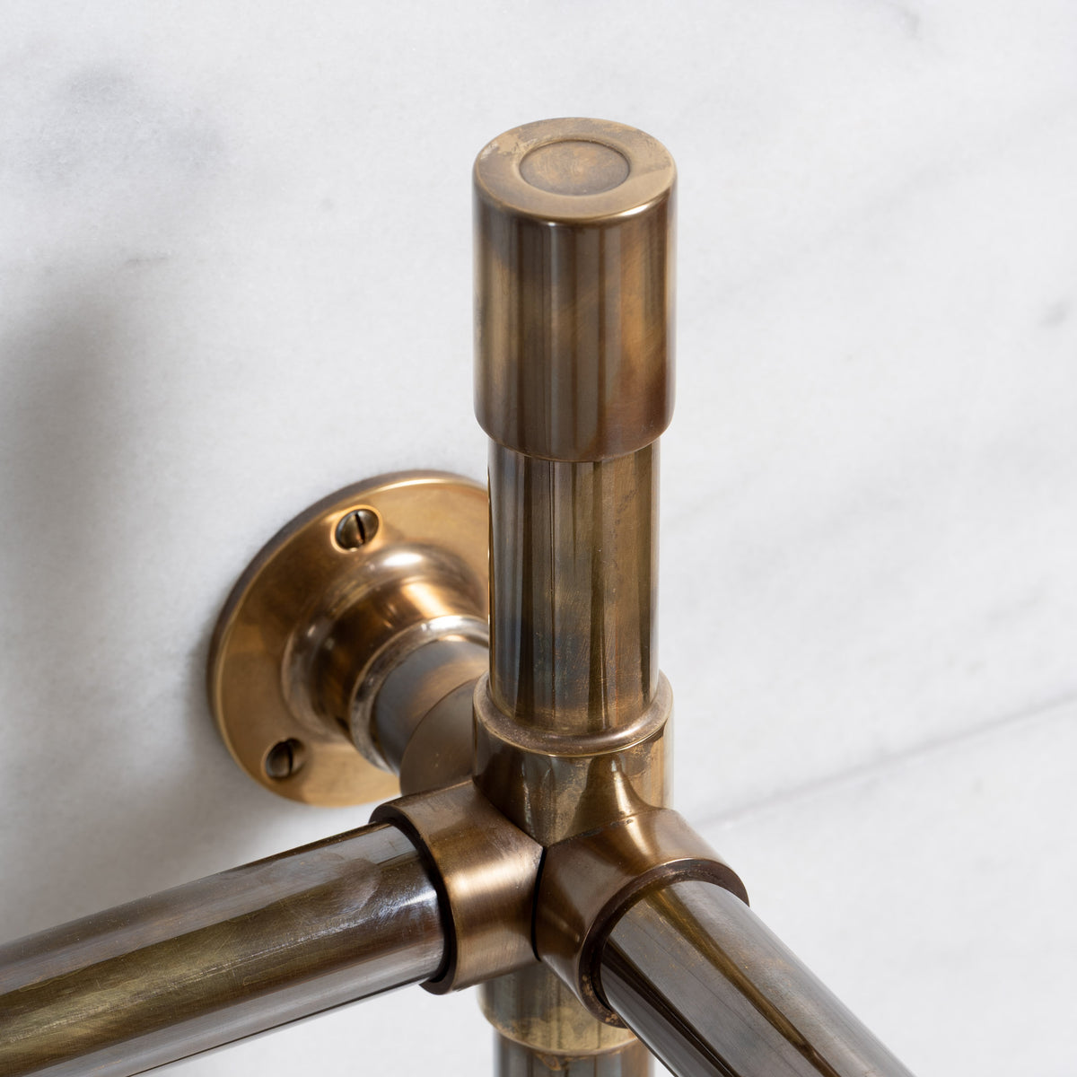 Camden Double Brass Console Sink Legs (Legs Only - No Top, Upstand or Sinks) - Rutland London (USA)