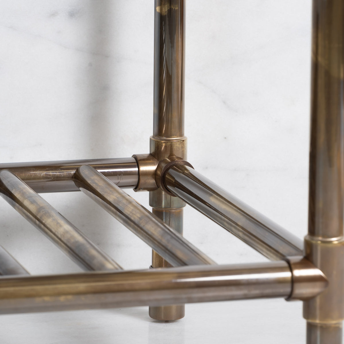 Trinity Double Brass Console Sink Legs (Legs Only - No Top, Upstand or Sinks) - Rutland London (USA)