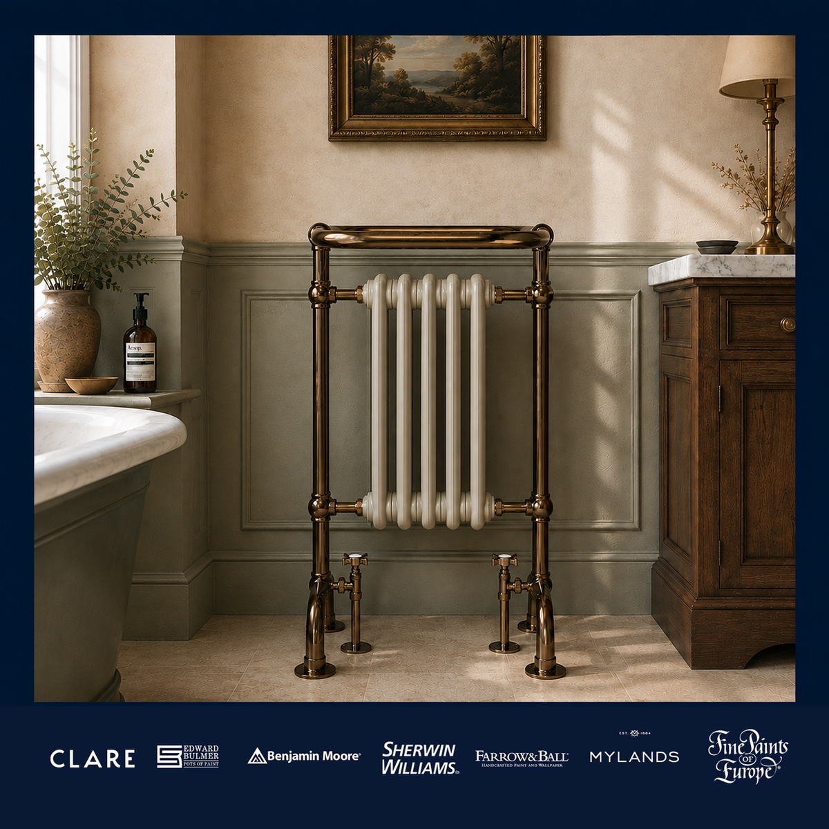 Trafalgar Heated Towel Warmer - Rutland London (USA)