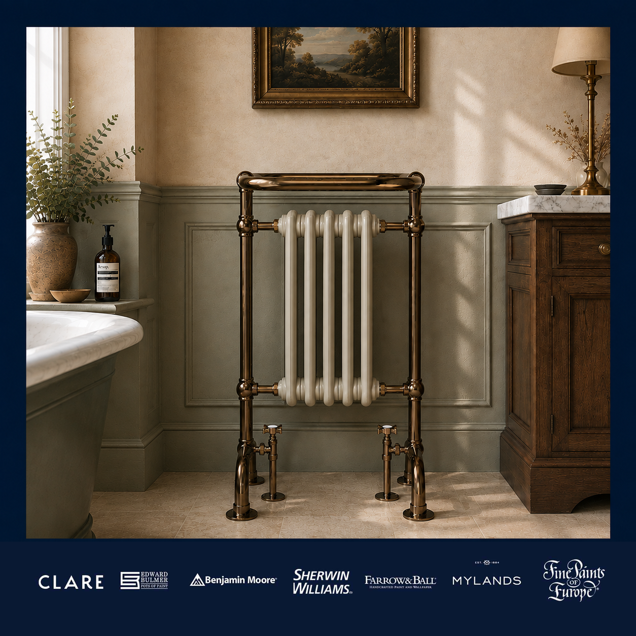 Trafalgar Heated Towel Warmer - Rutland London (USA)