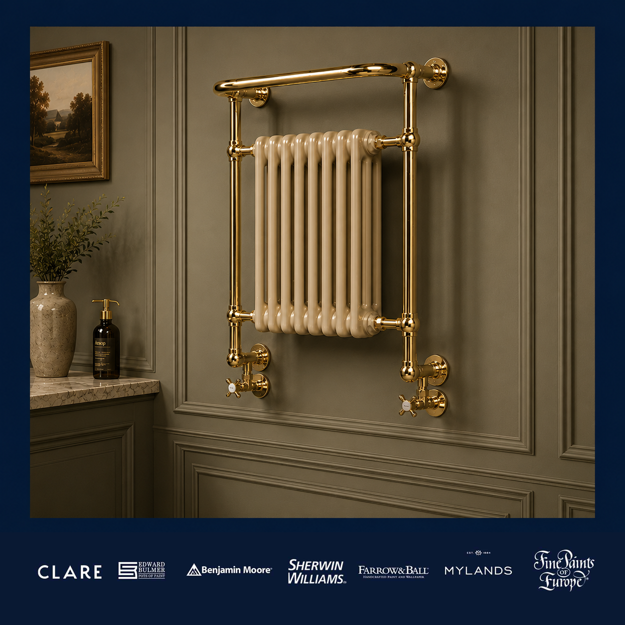 Wilton Heated Towel Warmer - Rutland London (USA)