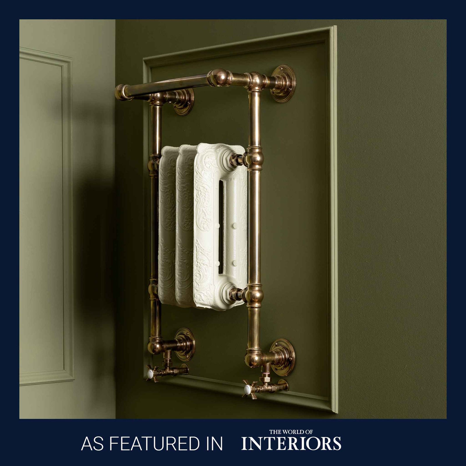 Rosebery Heated Towel Warmer (Inc. Cast Iron Insert) - Rutland London (USA)