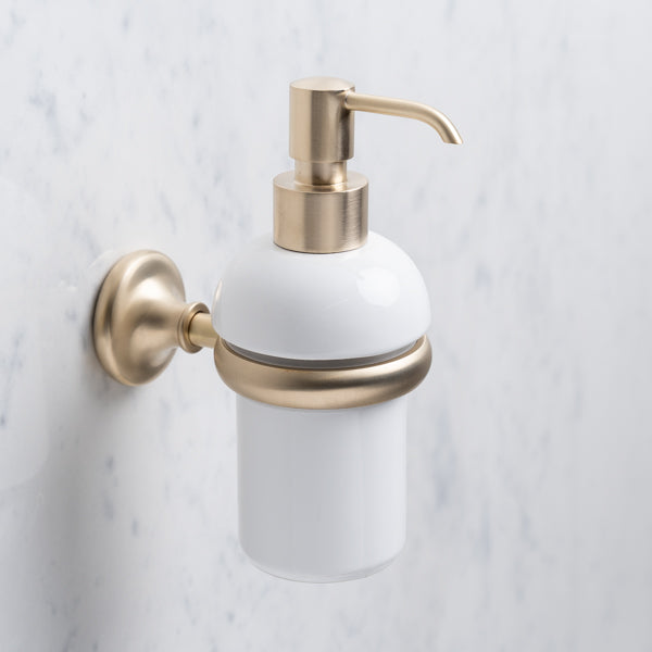 Chatsworth Wall Mounted Bathroom Soap Dispenser - Rutland London (USA)