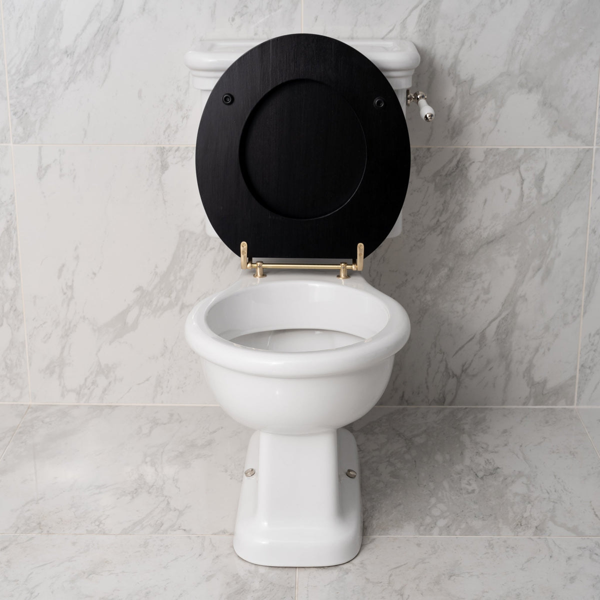 Chelsea Metropolitan Black Classic Toilet Seat - Custom / Made To Measure - Rutland London (USA)